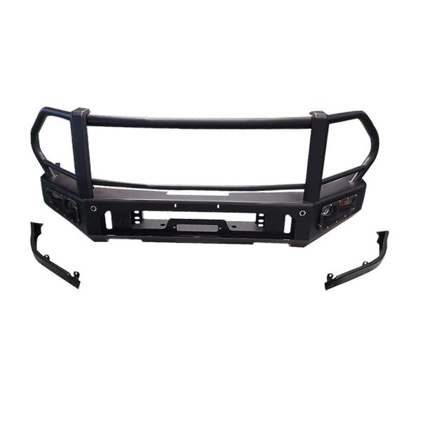 Black Powder Coat Off Road Aluminum Stainless Steel Front Bumper Cover for Dodge