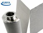 100um Stainless Steel Fiber Felt Nickel 1000mm Non Woven Media Web
