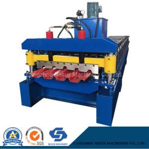 Quality Canton Fair Galvanized Steel Ibr 686 Roof Tilespan Sheet Roll Forming Making Machine wholesale