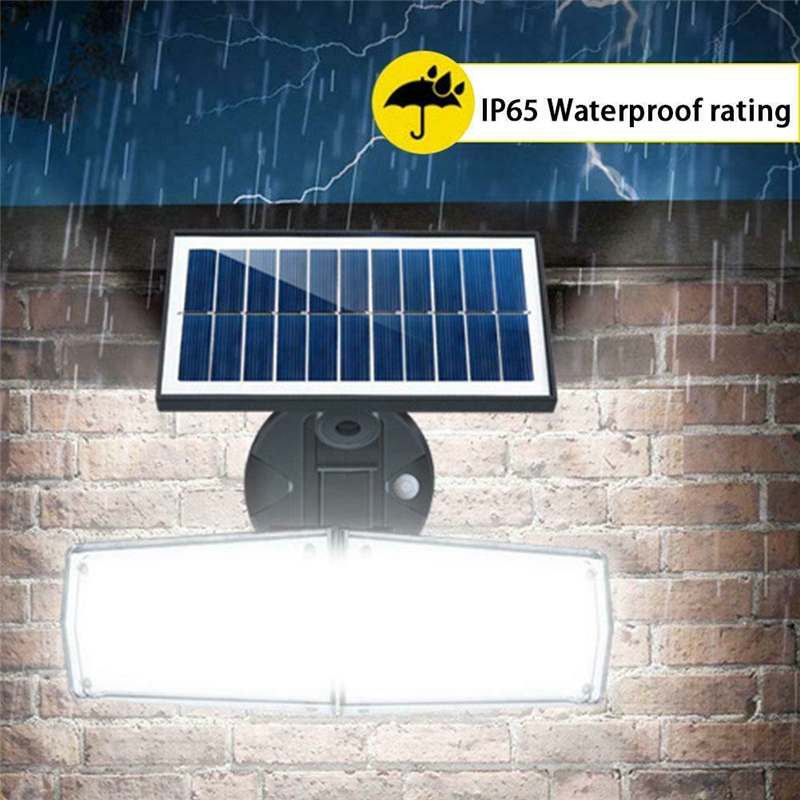 42SMD 80COB 280LM Infrared PIR Solar Motion Sensor Wall Light 6000-6500K