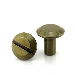 Quality Slot Drive Sex Bolt Round Head Screw Fastener Male Female For Mechanical Dimensions wholesale