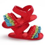 Wish hot soft-sole Lace flower 0-18 months baby Newborn shoes toddler sandals