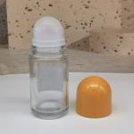 Empty Clear Deodorant Stick Container Thick Glass Roller Ball Essential Oil