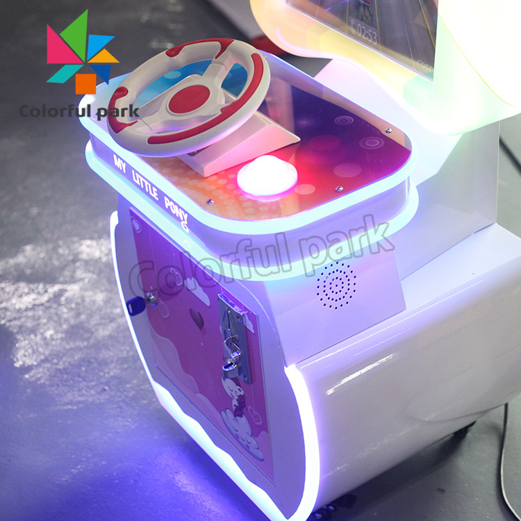 superpark electronic coin game car arcade machines kids coin operated game machine for game center