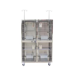 Quality Surgical Stainless Steel Pet Dog Cage Box Aluminium Cage wholesale