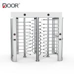 304 Stainless Steel Dual Lane Full Height Turnstile Gate For Gym