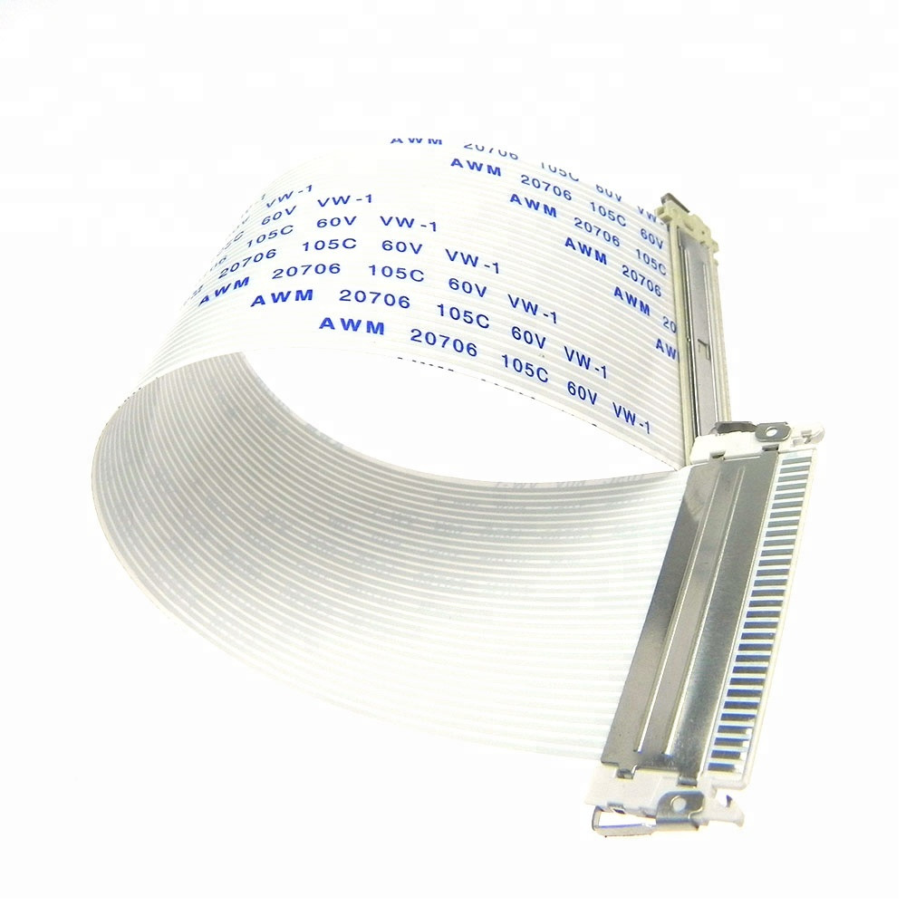FI-X30HL 1.27mm 50 Pin Lvds FFC Flat Jumper Cable Ribbon Cable For LCD Displayer