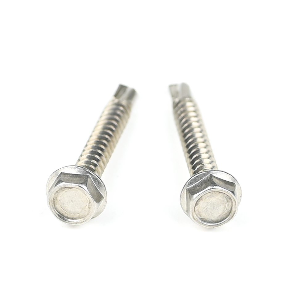 Installation Stainless Steel Hex Washer Head Self Drilling Screw Sus304 Tapping Screws