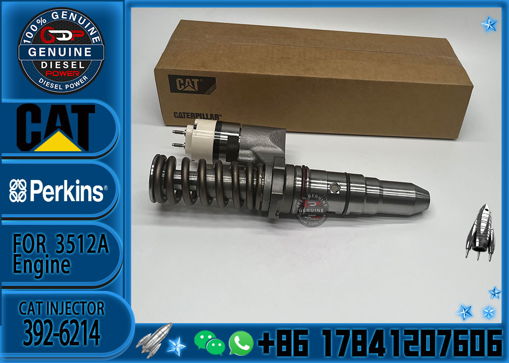Common rail injector fuel injecto 392-6214 392-0215 250-1314 392-0216 for 3512B Excavator 3512C 3516B 3516C