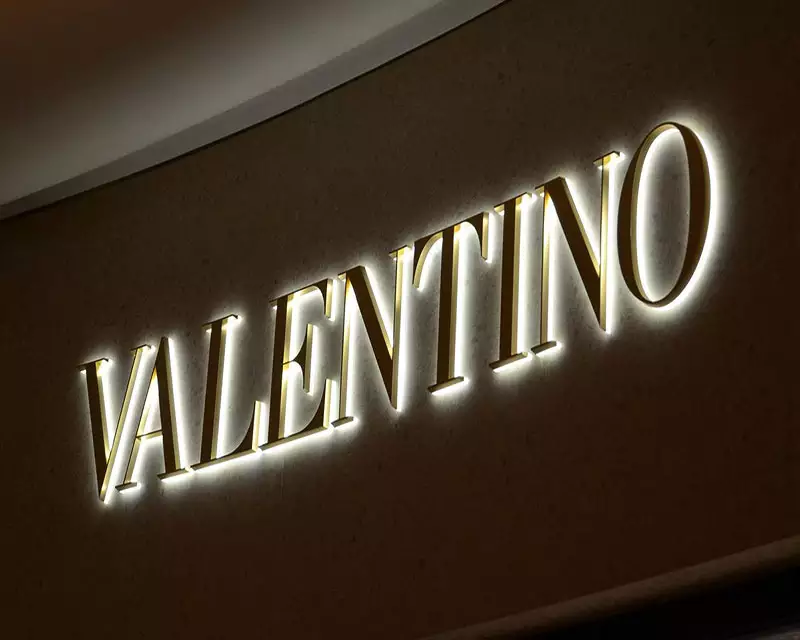 Customized Acrylic Logo Led Signs Company Names Back Light Up Letters Sign