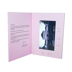 Quality Book Shaped LCD Video Brochure Magnetic Switch For Marketing Events wholesale