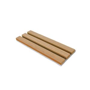 Quality Natural Wood Slat Acoustic Wall Panels Fire Retardant 0.85 NRC Sound Absorption wholesale