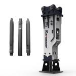 Rock Tool Nitrogen Charging Kit Moil Point Hydraulic Breaker For Mini Excavator