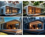 Apple Cabin Prefabricated House Mobile House Waterproof Steel Bedroom Bathroom