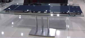 Quality hot sell glass extending dining table wholesale
