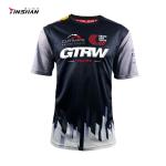 Custom Logo Tshirts Sustainable Team Racing Men Shirts for Sportswear Enthusiast