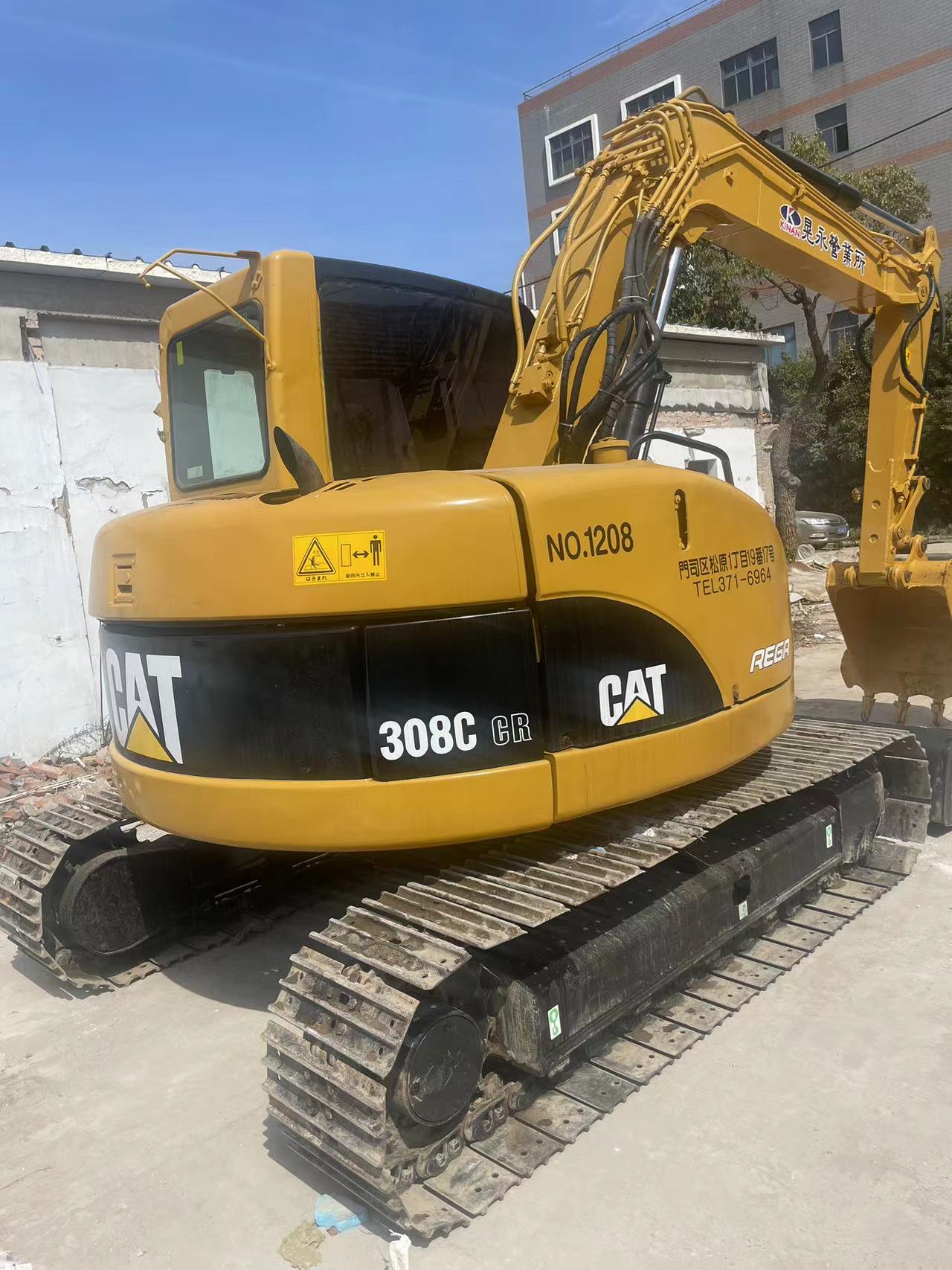 used crawler excavators CAT 308C second hand digger crawler excavators used machinery 8ton crawler excavator price