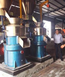 Quality 8t/H 75kw Flat Die Extrusion Granulator wholesale