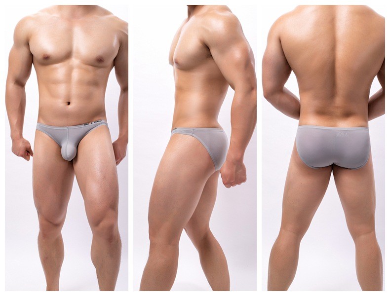 Bikini Mens Briefs Underwear With Pouch Breathable Sports Long Bulge Thong Lingerie