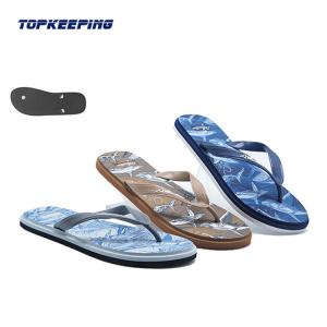 Quality Simple Summer Men Ocean Pacific Slippers Eva Navy Blue Flip Flop wholesale