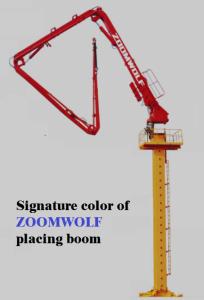 Quality Stable Hydraulic Concrete Placing Boom Concrete Tower Boom 34L/Min Flow wholesale