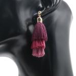 Tassel Earrings for ladies hot sell alloy tassel earrings