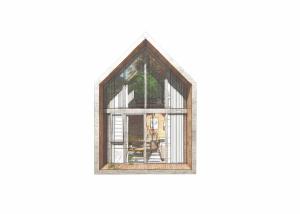 Quality Eco Friendly Prefab Loft Homes Dark Gray Light Wood Luxury Modern Modular Homes wholesale