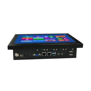 Quality 2xRj45 All In One Industrial , 4xRS232 10 Panel Pc Metal Case wholesale