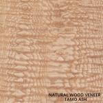 0.5mm Thickness Natural Tamo Ash Veneer For Car Interior And Musical Instrument