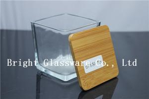 Quality square Candle Jar Lids, Wooden lid wholesale