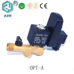 220V Electric Drain Valve , High Pressure Hydraulic Solenoid Valve Shutoff