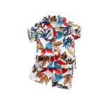 Floral Print 2023 New Beach Style Wholesale Summer baby clothes boy Formal