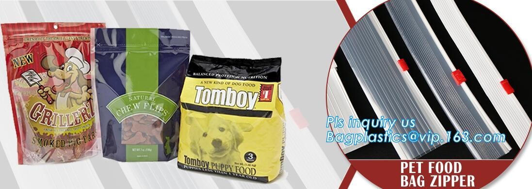 slider zipper flat bottom pet food bag, 5kg large quad seal pouch,flat bottom top quality resealable dog food packaging