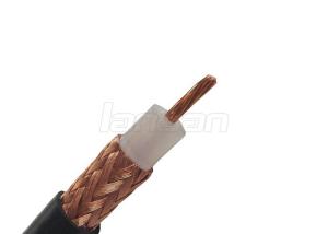 Quality 100 Meters Coaxial TV Cable Balck / White CCS RG11 Coaxial Cable With PE Film wholesale