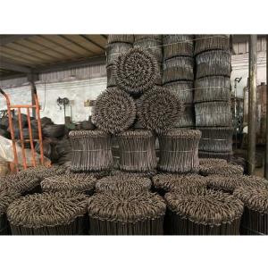 Quality OEM Rebar Double Loop Bar Ties 1.42mm 15cm Metal Building Materials wholesale