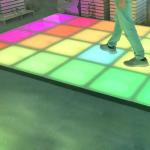 Interactive DJ LED Dance Floor 8KG Light Weight 50*50*6.5CM Dimension