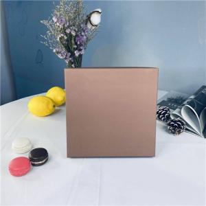 Quality Luxury Square Brown Portable Dessert Packaging Boxes wholesale
