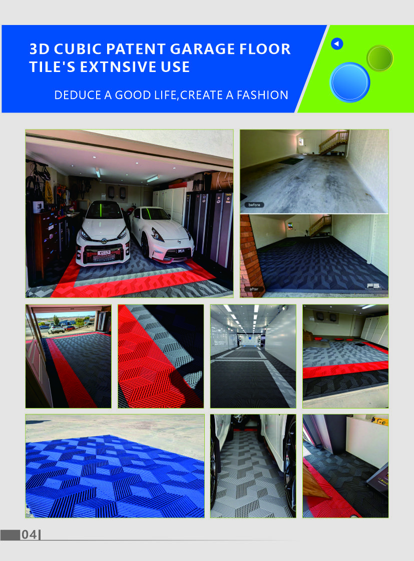 Chemical Resistance Interlocking Garage Floor Tile Ultimate Workshop Flooring Solution