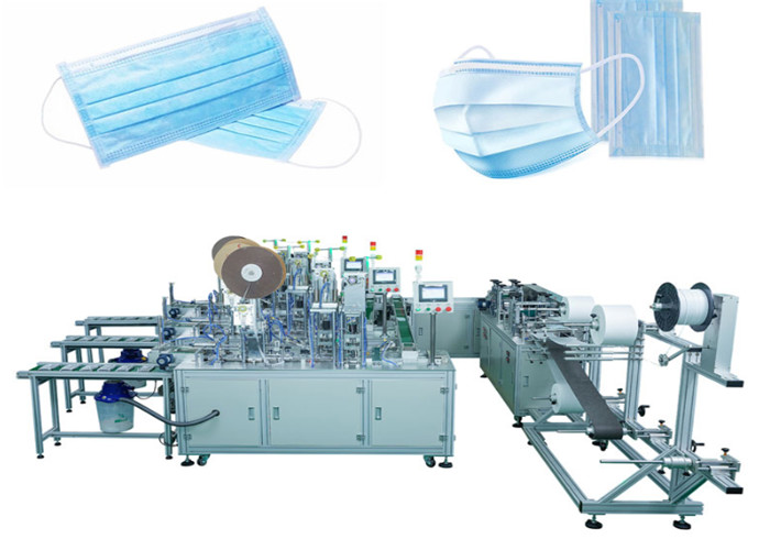 New Condition Disposable Medical Mask Making Machine Equipment Failure Rate 2%