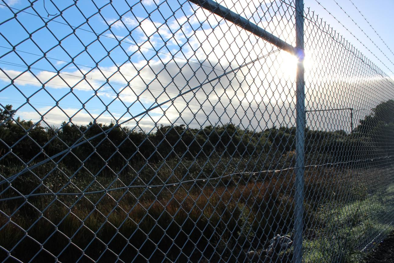 High quality ! Galvanized Black Chain Link Fence Cost Gate 1.8m*0.9m for Victoria