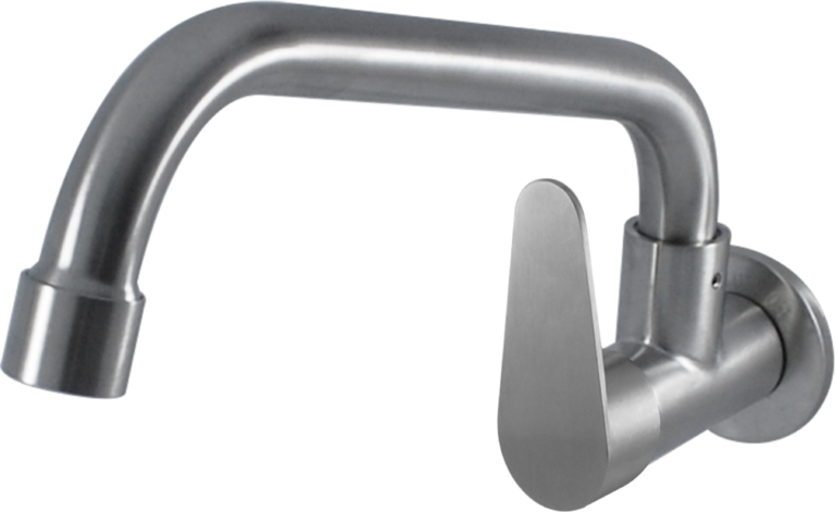 Chrome Finish Stainless Steel Kitchen Faucet Mixer With Hot Cold Water And Diverter