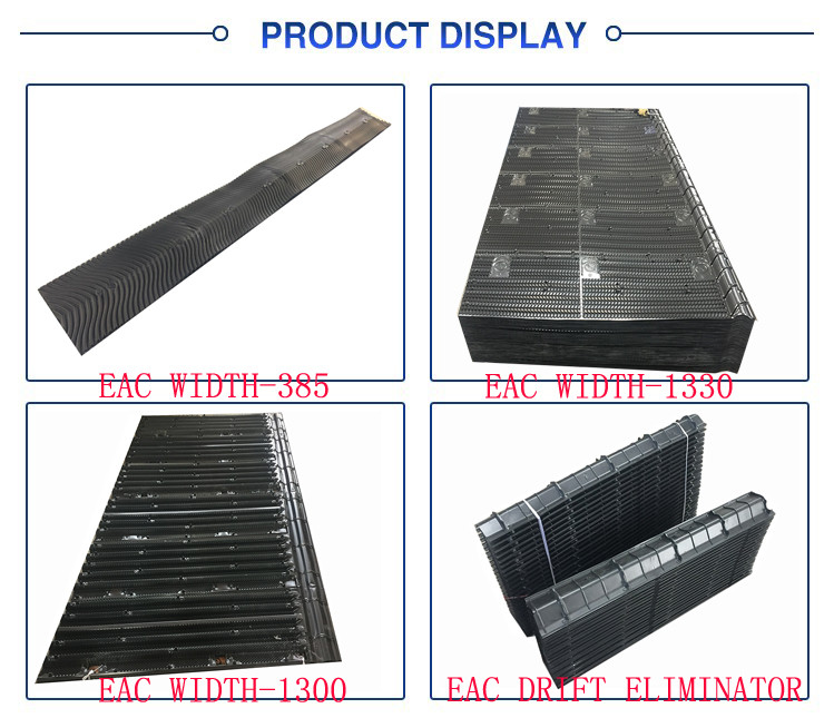 Hanging 1150mm Cooling Tower Fill Types PVC Fill For Cooling Tower
