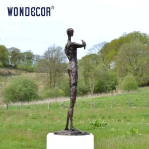 Quality Abstract Person Holding Bird Outdoor Metal Sculpture bronze 160cm wholesale