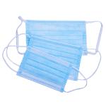 Anti Virus Non Woven Face Mask Breathable White Blue Medical Respirator Mask