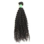 Easy to dye real mink virgin brazilian hair bundles, Curly malaysian hair weft