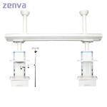 Hospital Medical Ceiling Pendant Aluminum Alloy Double Arm Pendant