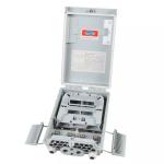 SM / MM Fiber Optic Splitter Box Light Grey 1x8 PLC Splitter