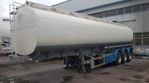 Quality Tri Axle Heavy Fuel Tanker Semi Trailer , Diesel Oil Tanker Semi Trailer wholesale