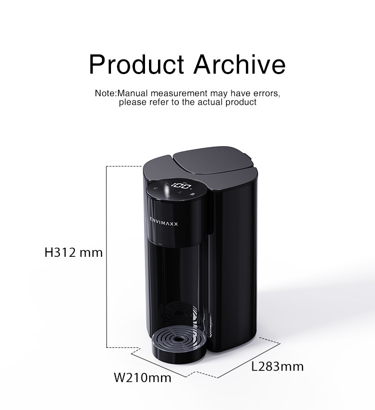 OEM Instant Hot Water Dispenser Countertop Softener System 2.7L