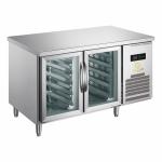 220V-240V 5℃ -0℃ Double Glass Door Industrial Refrigeration Equipment 150L